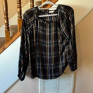 LOFT Outlet Striped Long Sleeve Top